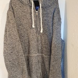 Arizona Men's Large Fleece lined Hooded Zip up.